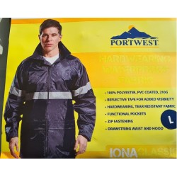PARKA PORT. F440 AZUL MARINHO C/ FITAS TAM. L