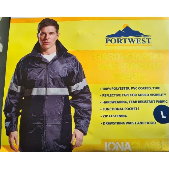 PARKA PORT. F440 AZUL MARINHO C/ FITAS TAM. L PARKA PORT. F440 AZUL MARINHO C/ FITAS TAM. L