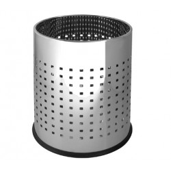 PAPELEIRA PERFURADA INOX BRILHO 10L