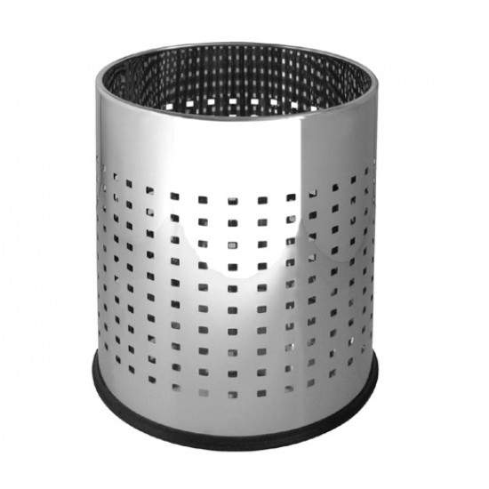 PAPELEIRA PERFURADA INOX BRILHO 10L