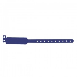 PULSEIRA PVC AZUL 100 UN.
