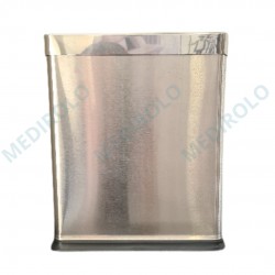 PAPELEIRA QUARTOS RETANGULAR INOX
