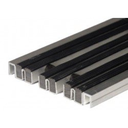 TAPETE ALUMINIO E BORRACHA PERFIL DUPLO (M2) TAPETE ALUMINIO E BORRACHA PERFIL DUPLO (M2)