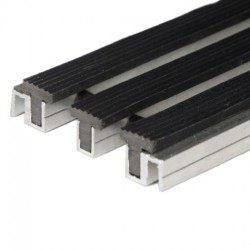 TAPETE ALUMINIO E BORRACHA PERFIL T (M2) TAPETE ALUMINIO E BORRACHA PERFIL T (M2)